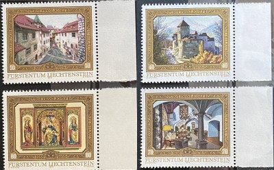 PC145 - LIECHTENSTEIN 1978 Pictura/ Aniversare Franz Joseph II , serie MNH, 4v foto