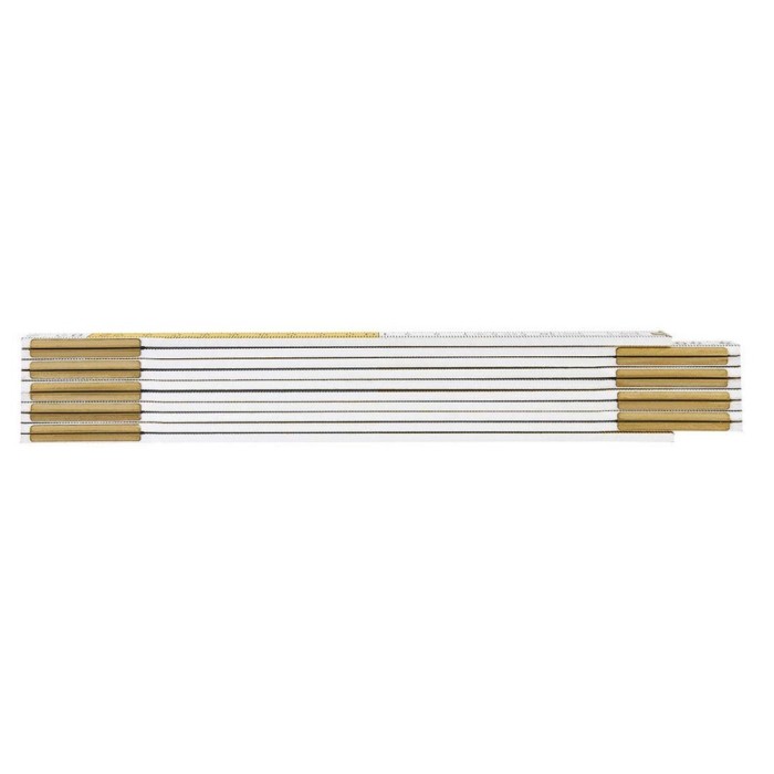 Metru tamplarie, pliabil - 2 m, alb/galben 74-020