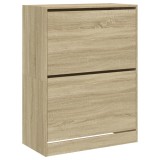Pantofar cu 2 sertare rabatabile, stejar sonoma, 80x42x108 cm