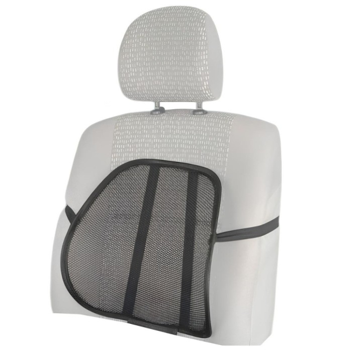 Husa scaun auto, tip suport lombar, universal, mesh, negru