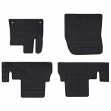 vidaXL Covor pentru mașină 4 pcs Negru TPE 42029110
