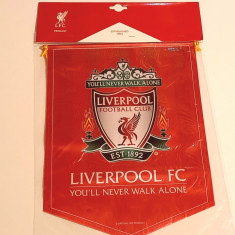 Fanion fotbal FC LIVERPOOL - produs nou, oficial (dimensiuni 38x28 cm)