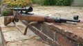 Pusca Sniper Electrica Automata Copii AWP M16, Acumulator USB, Luneta Optica, 95cm, Cartuse Inofensive, Gri/Negru