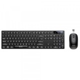 Kit Tastatura si Mouse Wireless Yesido KB42, Negru