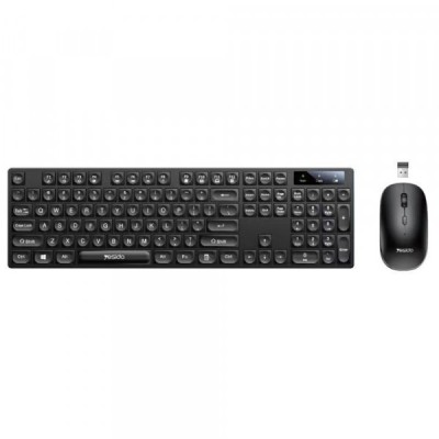 Kit Tastatura si Mouse Wireless Yesido KB42, Negru foto