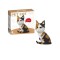 Set de cuburi de constructie 3D, Pisicuta Calico, 1300 piese, +14 ani