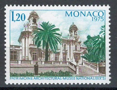 Monaco 1975 Mi 1180 MNH - Anul european al conservării monumentelor foto