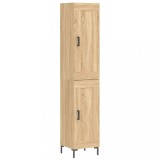 Cumpara ieftin Dulap inalt, stejar sonoma, 34,5x34x180 cm, lemn prelucrat