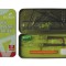 Trusa pentru geometrie metalica, 9 piese, culoare verde