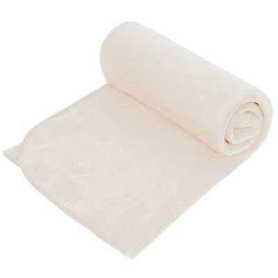 Patura Fleece Dubla Ecru 240x220cm foto