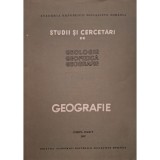 Virgil Ianovici - Studii si cercetari de geologie, geofizica, geografie, tomul XXXIV (Editia: 1987)