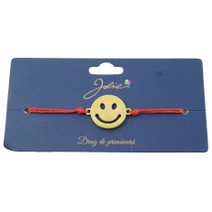 Bratara aurie inox smiley face