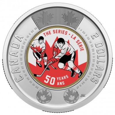 Canada 2 Dolari 2022 - Summit Series (hochei) - colorata, KM-3195.1 UNC !!! foto