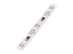 Bandă LED RGBW 5050 12V 60 LED/m 12mm PCB Albă