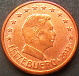 Cumpara ieftin Moneda 1 EUROCENT - LUXEMBURG, anul 2012 *cod 1834, Europa