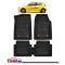 Covorașe Auto TeamCar&reg; Tip Tăviță Compatibile Fiat Punto II (1999-2010) Negru Material Rezistent