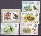 BIOT 1971 fauna MI 39-43 MNH ww81, Nestampilat