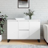 Gossi servanta, alb, 104x35x70 cm, lemn prelucrat