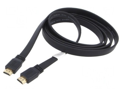 Cablu HDMI 2.0 1,8m PVC negru foto