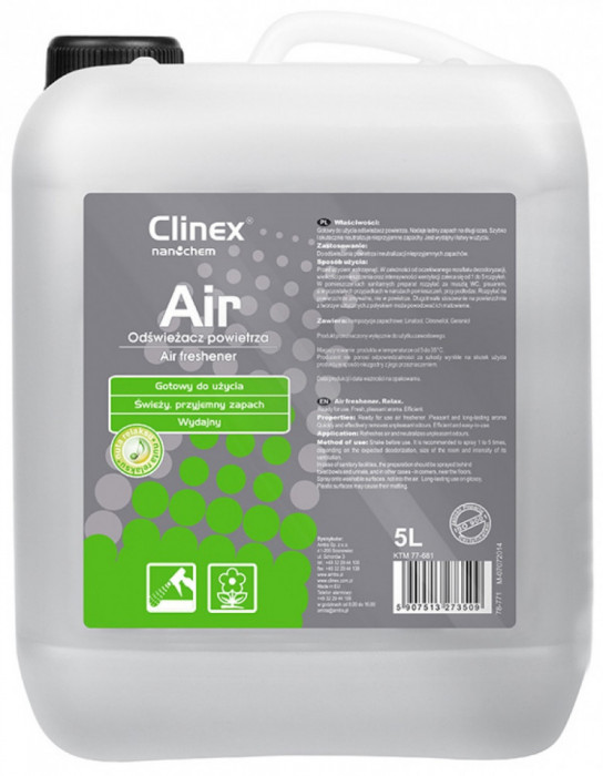 Clinex Air Time To Relax, 5 Litri, Odorizant Lichid