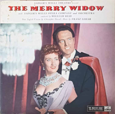Disc vinil, LP. The Merry Widow-Sadler&amp;#039;s Wells Opera Company, Orchestra Conducted By William Reid Music By Franz foto