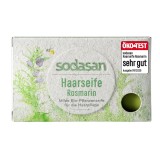Sapun Solid Bio Sodasan cu Rozmarin - Curata, Revitalizeaza Parul si Scalpul, 100g