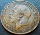 Cumpara ieftin Moneda istorica 1 (One) Penny - ANGLIA, anul 1916 *cod 2251 A - EDWARDVS V, Europa