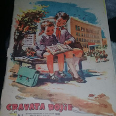 CRAVATA ROSIE,Revista PIONIERILOR si Scolarilor,Org.Pioni,nr.9,1963,DEMOSTENE BO