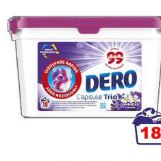 Detergent de rufe capsule Dero 2in1 Levantica si Iasomie, 18 spalari