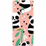 Husa silicon pentru Huawei P10 Lite, Baby Panda 001