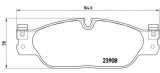 Set placute frana BREMBO P36021