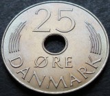 Cumpara ieftin Moneda 25 ORE - DANEMARCA, anul 1987 *cod 2925 = UNC, Europa