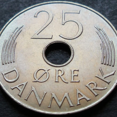 Moneda 25 ORE - DANEMARCA, anul 1987 *cod 2925 = UNC