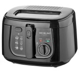 Friteuza cu ulei MICHELINO 74293, 2.5 litri, 1800 W, termostat cu reglare continua 150-190&deg;, negru