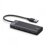 Cumpara ieftin Hub USB UGREEN CM653, 4 x USB-A 3.0, Negru