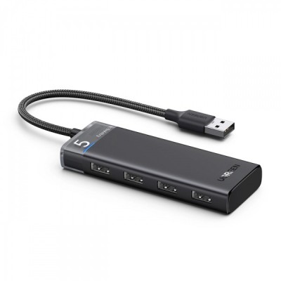 Hub USB UGREEN CM653, 4 x USB-A 3.0, Negru foto