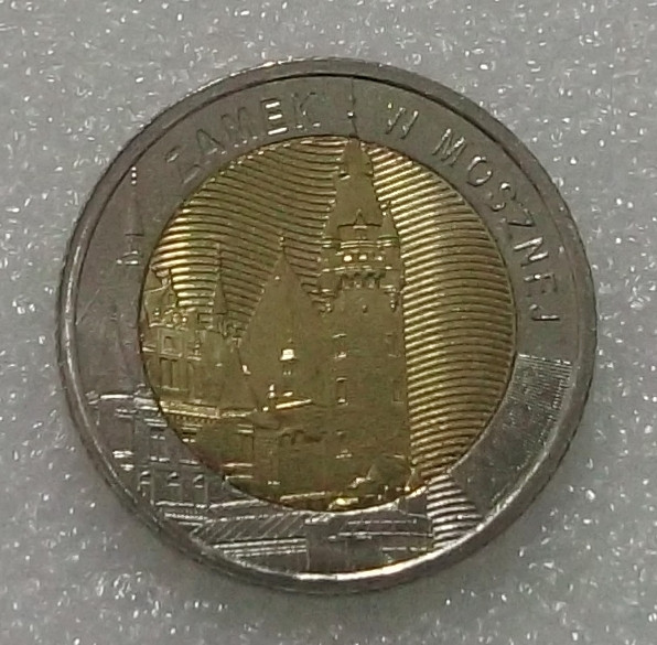 Polonia 5 ZLOTI ZLOTYCH 2022 bimetal UNC necirculata **