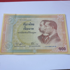 Thailanda 100 Baht 2002 ( comentarii de 100 de ani bancnote) UNC