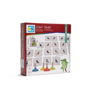 Joc de atentie Sosetele crocodilului, BS Toys foto