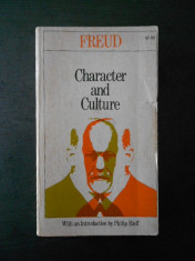 Freud - Character and Culture {limba engleza} foto