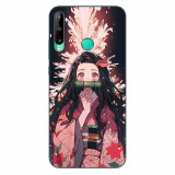 Husa compatibila cu Huawei P40 Lite E Silicon Gel Tpu Model Demon Slayer Nezuko