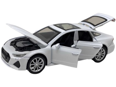 Macheta Audi A7 1:32 replica cu sunete, lumini, deschide toate usile foto