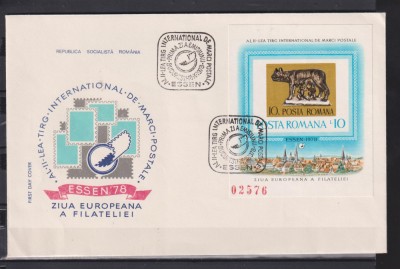 ROMANIA 1978 FDC. LP. 968 foto