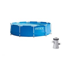 Piscina INTEX Familie Copii Rotunda Gradina Cadru Metal 305 x 76cm+ LIVRARE GRATUITA