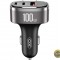 Incarcator Auto XO Design CC61 100W 3A 1 x Lightning - 1 x USB-A - 1 x USB-C Gri