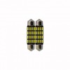 Set 2 becuri tip led, c5w sofit 40mm 16SMD ALB 12V