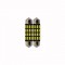 Set 2 becuri tip led, c5w sofit 40mm 16SMD ALB 12V