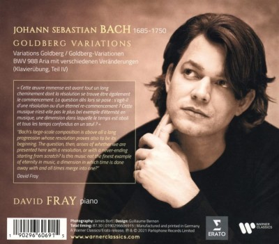 Bach: Goldberg Variation | David Fray foto