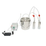 Aparat de muls 60W, 220V cu 1 post pentru vaci, bidon inox 5L