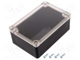 Carcasă universală MASZCZYK ABS neagră IP65 90mm x 135mm x 50mm